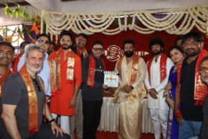 Divine Start To Rishab, Prasanth, Mythri’s Jai Hanuman