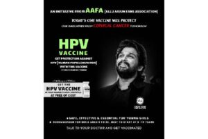 Allu Arjun Fans Association (AAFA) Leading HPV Vaccine Awareness
