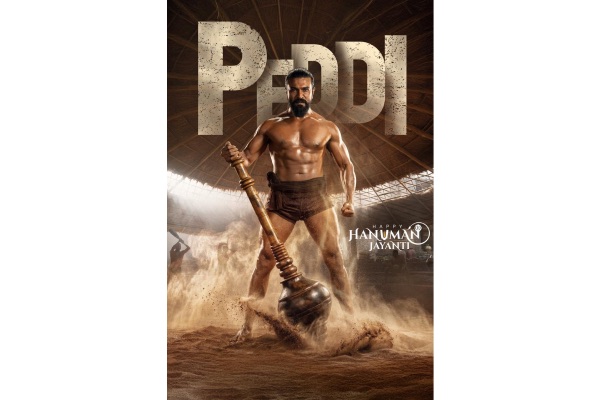 Ram Charan embodies Lord Hanuman for Peddi