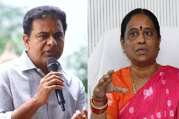 కేటీఆర్ లీగల్ ఫైట్ – కొండా సురేఖపై క్రిమినల్ కేసు !