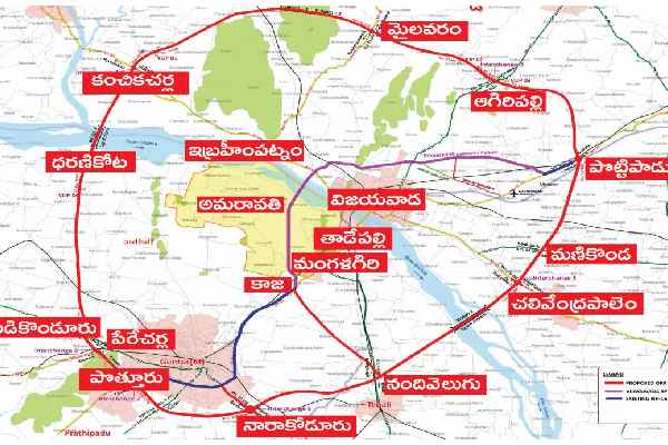 అమరావతి ఓఆర్ఆర్‌ పనులు ప్రారంభించిన NHAI